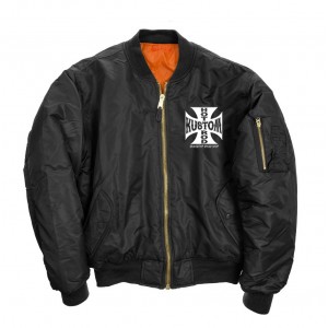 Dragstrip Kustom FTW Flight Jacket (Black)